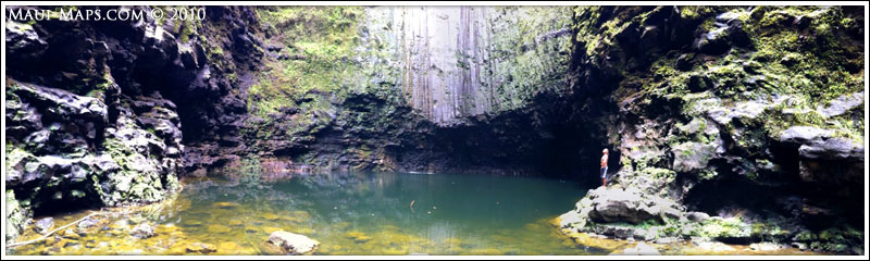 waterfall swim