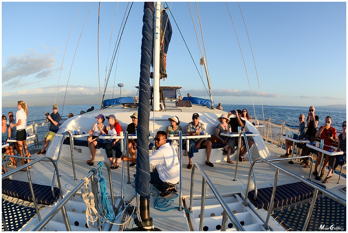 maui sunset cruise trilogy