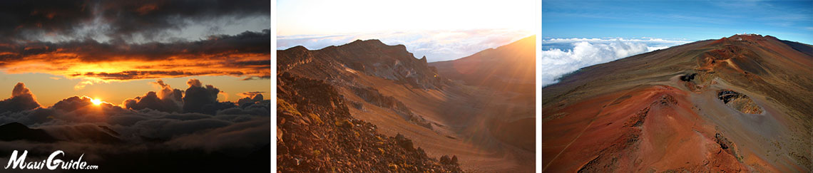 haleakala sunrise and aerial shot