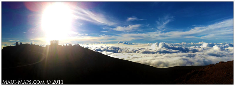 Haleakala crater observatory