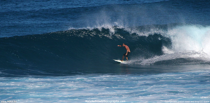 Chris Norberg surfing Maui