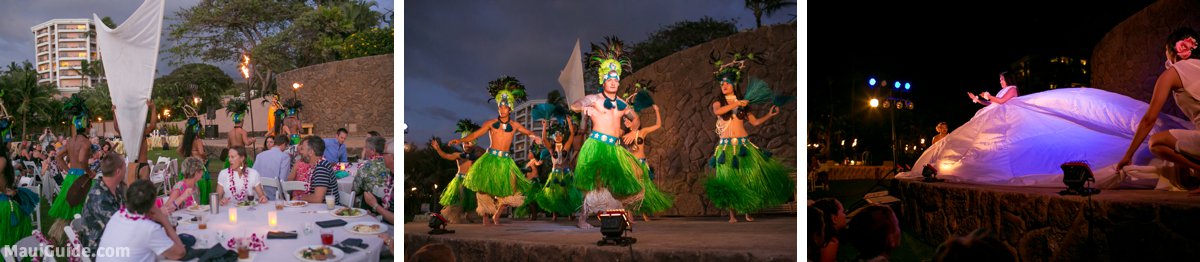Luau show on Maui