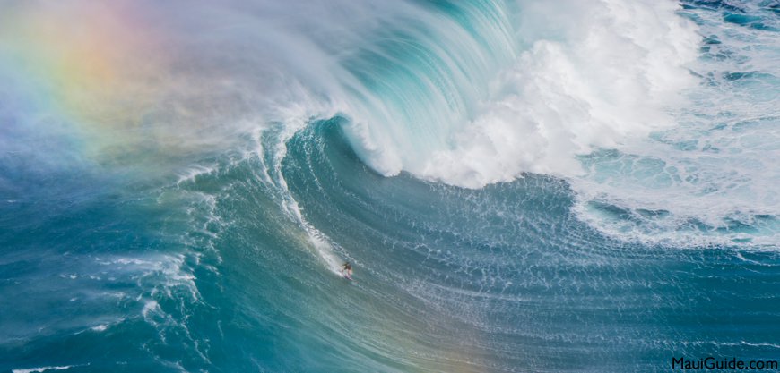 Jaws surfing Maui Hawaii