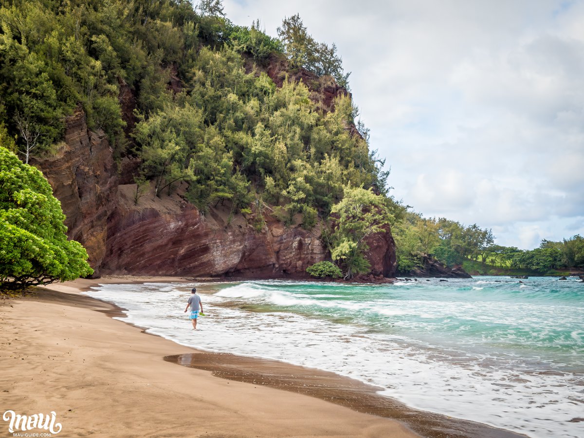 Koki Beach Map Information Video Road To Hana Maui Hawaii