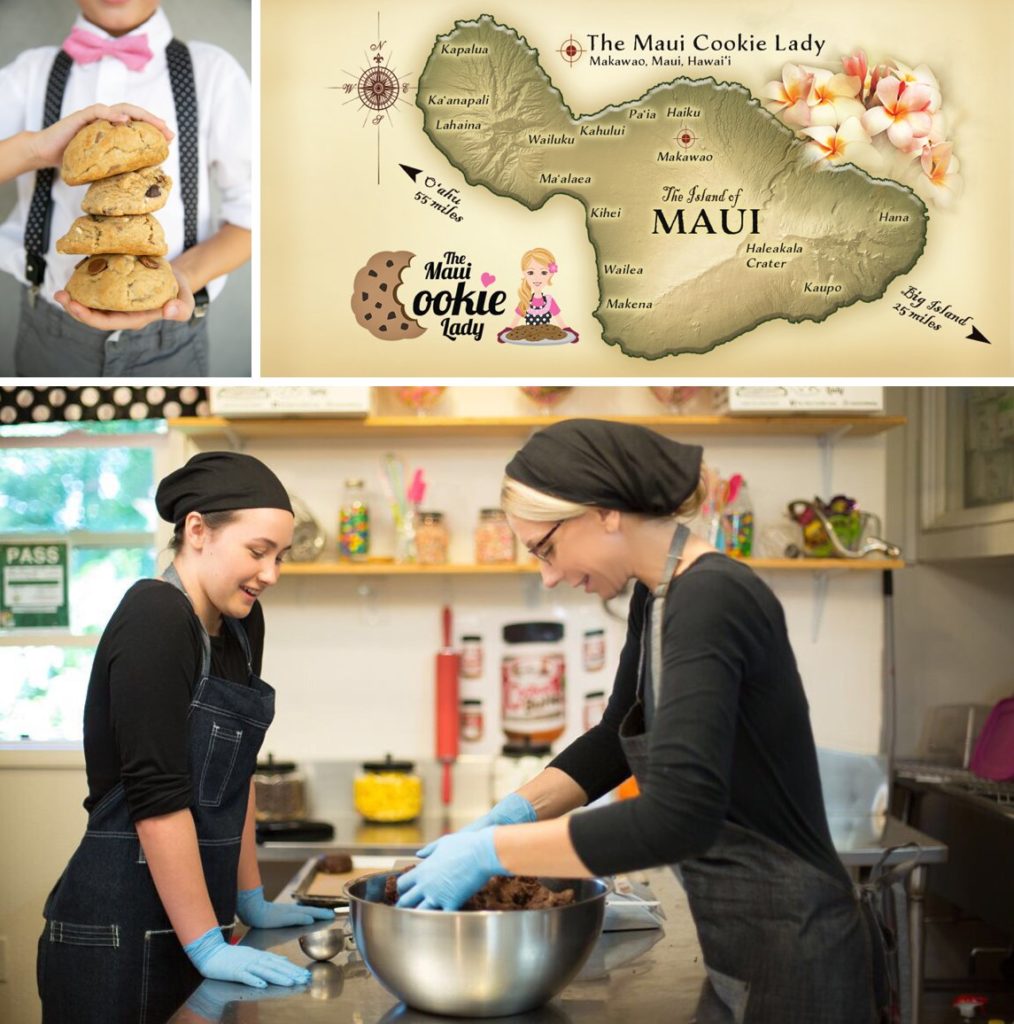 Maui cookie lady in Hawaii