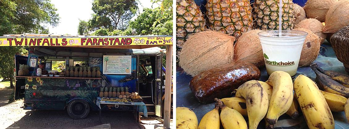 Twin Falls Maui Fruit Stand Offerings