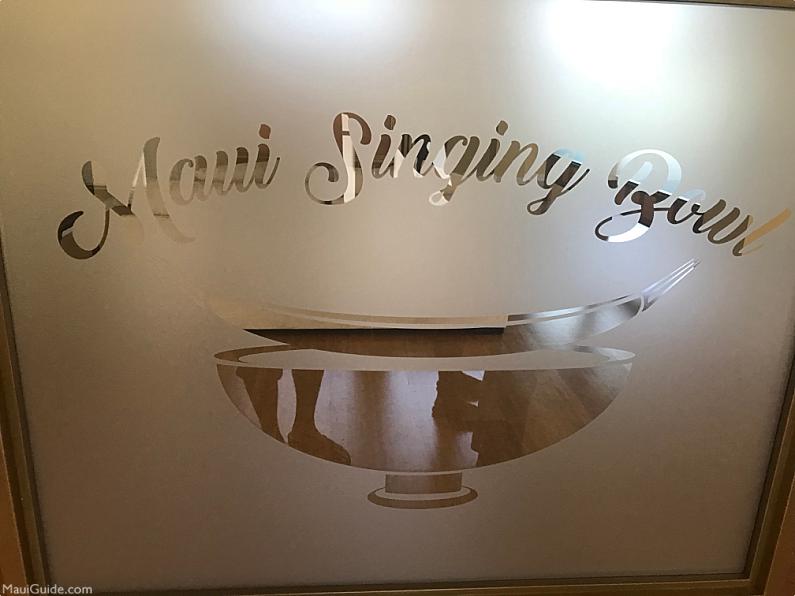 Maui Singing Bowl Sign