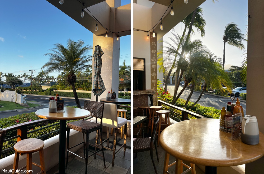 open-air restaurant Maui