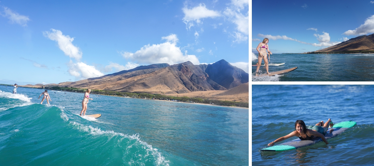 Maui surfing lessons school