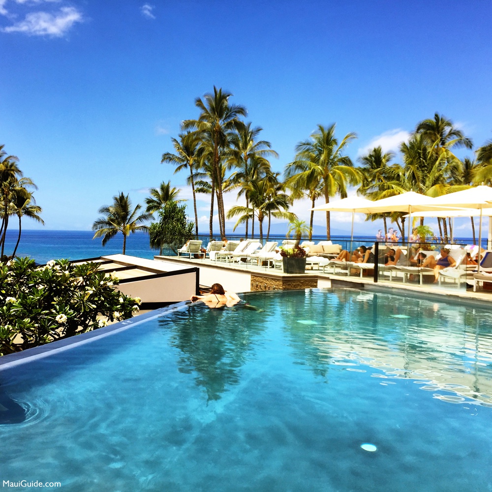 Andaz Maui infinity pool overlooking the ocean in 2017