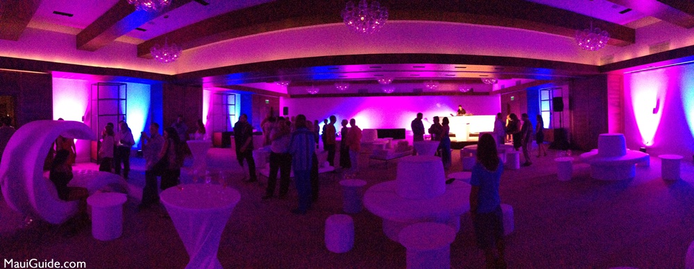 Guests celebrating the Andaz Maui Wailea grand opening in 2013