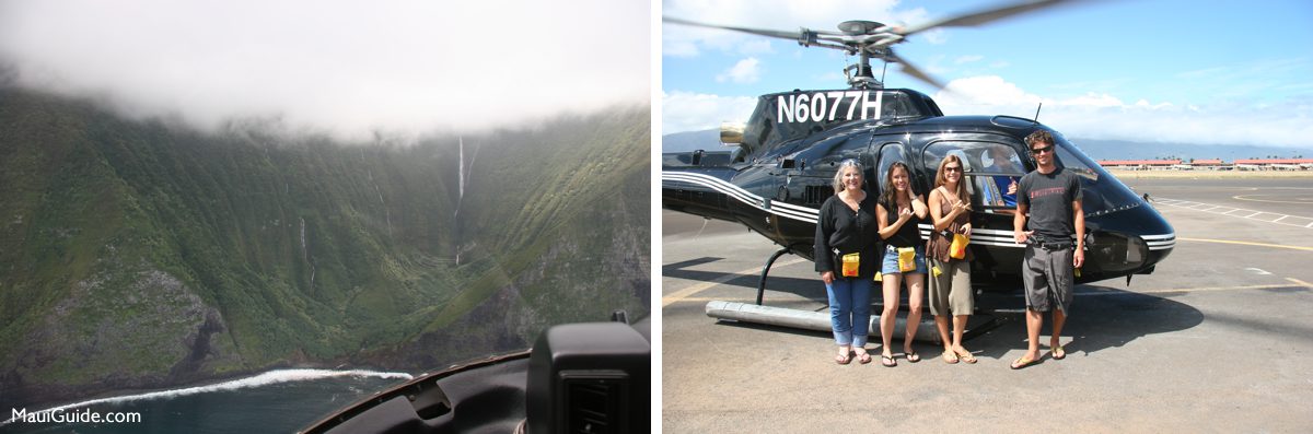 Maui helicopter and aerial island views